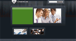 Desktop Screenshot of creatvelive.com